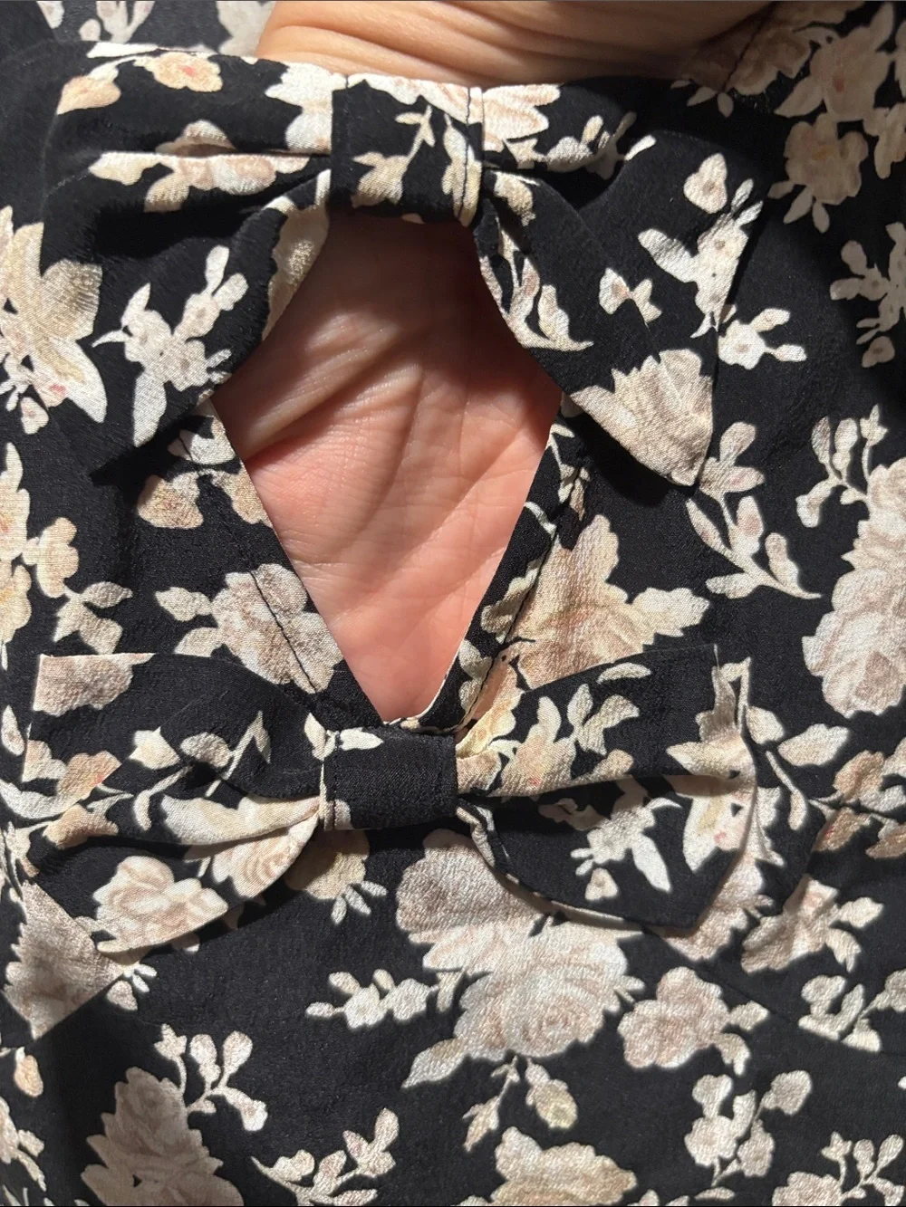 New NWT LOVESHACKFANCY Louis floral silk blouse size 10